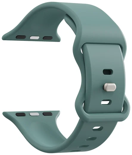 SBG Siliconen - Apple Watch Bandje - 1-11/SE - 38/40/41/42MM - Cactus Groen afbeelding 9