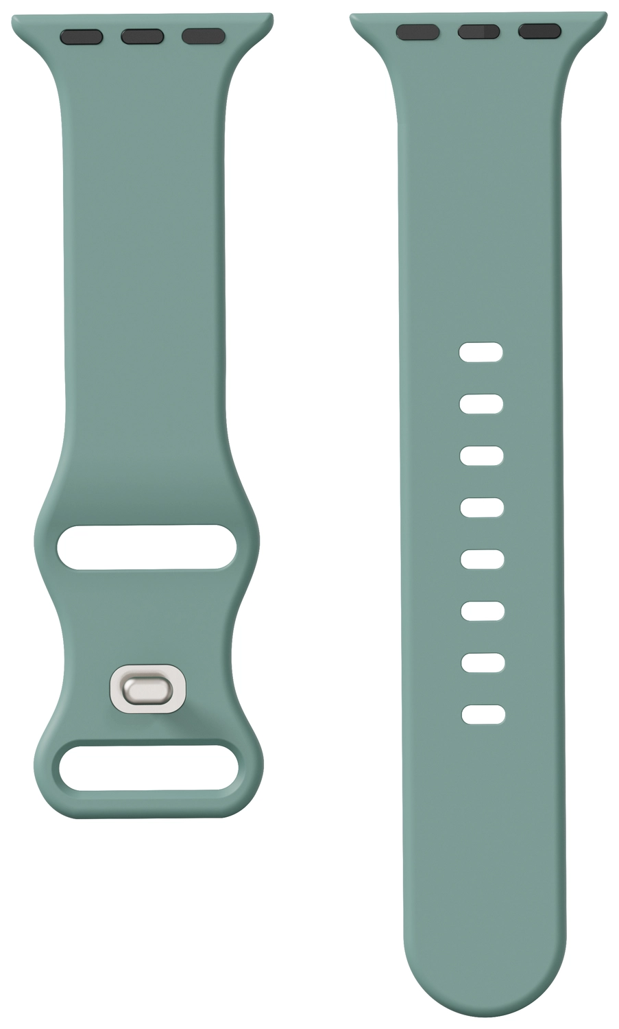 SBG Siliconen - Apple Watch Bandje - 1-11/SE - 38/40/41/42MM - Cactus Groen afbeelding 14