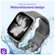 SBG Siliconen - Apple Watch Bandje - 1-11/SE - 38/40/41/42MM - Grijs afbeelding 2