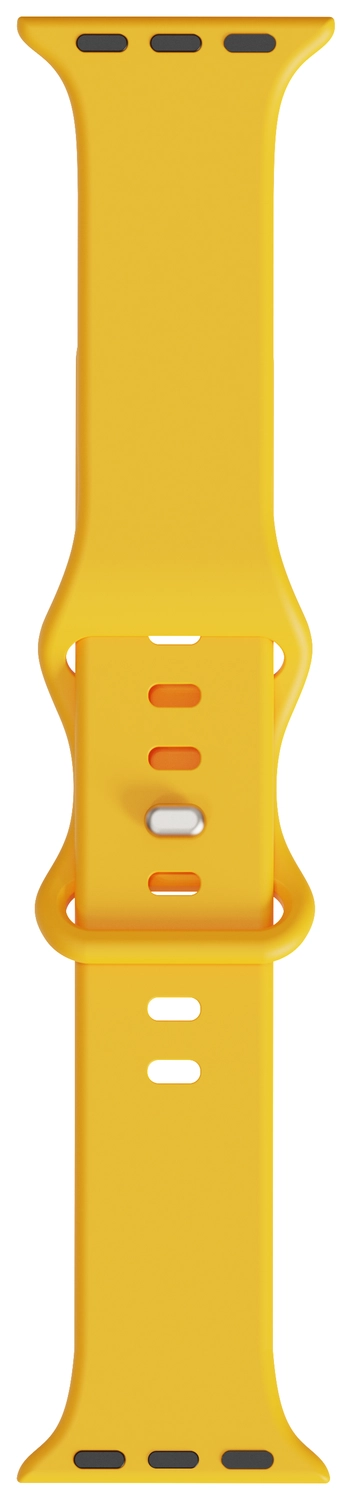 SBG Siliconen - Apple Watch Bandje - 1-11/SE - 38/40/41/42MM - Geel afbeelding 13