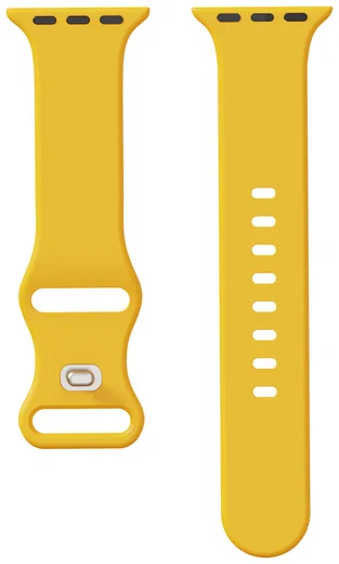 SBG Siliconen - Apple Watch Bandje - 1-11/SE - 38/40/41/42MM - Geel afbeelding 14