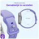 SBG Siliconen - Apple Watch Bandje - 1-11/SE - 38/40/41/42MM - Lila afbeelding 5