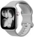SBG Siliconen - Apple Watch Bandje - 1-11/SE - 38/40/41/42MM - Cloud Grey