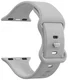 SBG Siliconen - Apple Watch Bandje - 1-11/SE - 38/40/41/42MM - Cloud Grey afbeelding 9