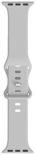 SBG Siliconen - Apple Watch Bandje - 1-11/SE - 38/40/41/42MM - Cloud Grey afbeelding 13