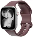 SBG Siliconen - Apple Watch Bandje - 1-11/SE - 38/40/41/42MM - Smoky Purple