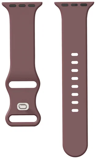 SBG Siliconen - Apple Watch Bandje - 1-11/SE - 38/40/41/42MM - Smoky Purple afbeelding 14