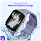 SBG Siliconen - Apple Watch Bandje - 1-11/SE - 38/40/41/42MM - Lavender Grijs afbeelding 2