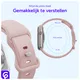 SBG Siliconen - Apple Watch Bandje - 1-11/SE - 38/40/41/42MM - Licht Roze afbeelding 5