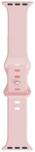 SBG Siliconen - Apple Watch Bandje - 1-11/SE - 38/40/41/42MM - Licht Roze afbeelding 13