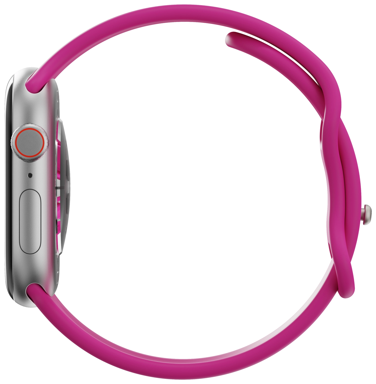 SBG Siliconen - Apple Watch Bandje - 1-11/SE - 38/40/41/42MM - Hot Pink afbeelding 10