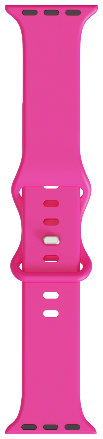SBG Siliconen - Apple Watch Bandje - 1-11/SE - 38/40/41/42MM - Hot Pink afbeelding 13