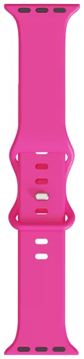 SBG Siliconen - Apple Watch Bandje - 1-11/SE - 38/40/41/42MM - Hot Pink afbeelding 13