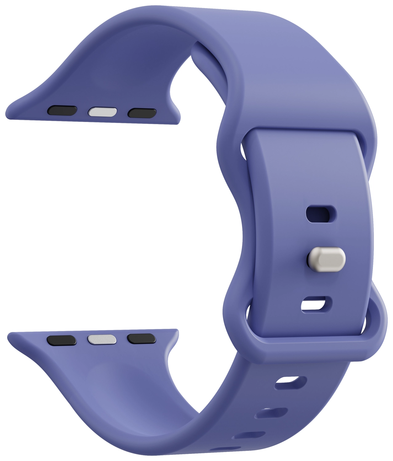 SBG Siliconen - Apple Watch Bandje - 1-11/SE - 38/40/41/42MM - Lavender afbeelding 9