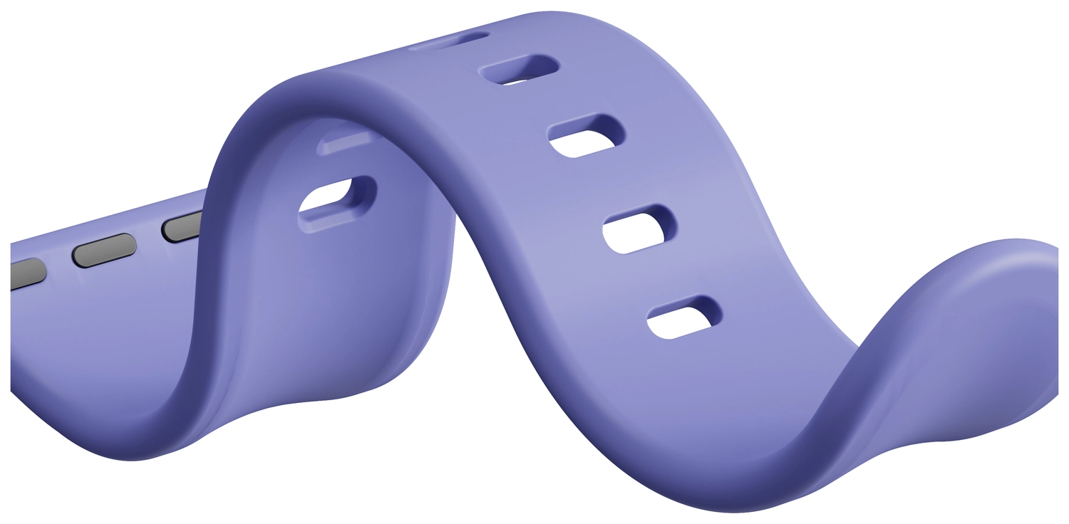 SBG Siliconen - Apple Watch Bandje - 1-11/SE - 38/40/41/42MM - Lavender afbeelding 12