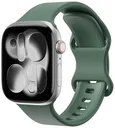 SBG Siliconen - Apple Watch Bandje - 1-11/SE - 38/40/41/42MM - Donker Groen
