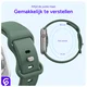 SBG Siliconen - Apple Watch Bandje - 1-11/SE - 38/40/41/42MM - Donker Groen afbeelding 5