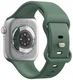 SBG Siliconen - Apple Watch Bandje - 1-11/SE - 38/40/41/42MM - Donker Groen afbeelding 8