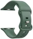 SBG Siliconen - Apple Watch Bandje - 1-11/SE - 38/40/41/42MM - Donker Groen afbeelding 9