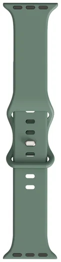 SBG Siliconen - Apple Watch Bandje - 1-11/SE - 38/40/41/42MM - Donker Groen afbeelding 13