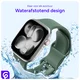 SBG Siliconen - Apple Watch Bandje - 1-11/SE - 38/40/41/42MM - Donker Groen afbeelding 2