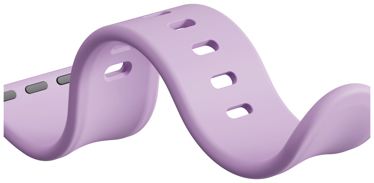 SBG Siliconen - Apple Watch Bandje - 1-11/SE - 38/40/41/42MM - Paars afbeelding 12