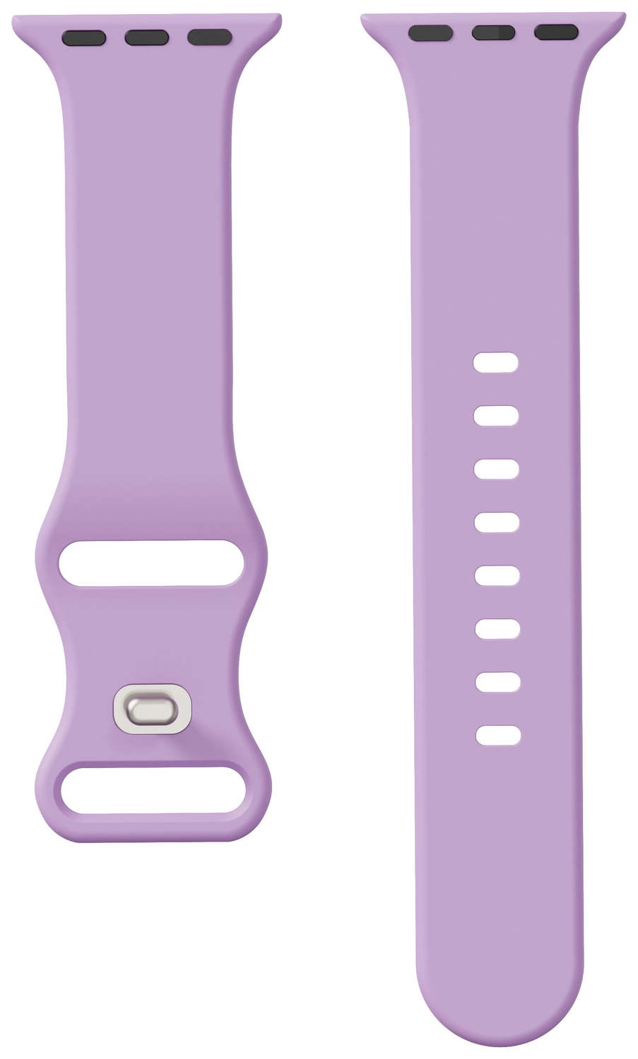 SBG Siliconen - Apple Watch Bandje - 1-11/SE - 38/40/41/42MM - Paars afbeelding 14