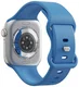 SBG Siliconen - Apple Watch Bandje - 1-11/SE - 38/40/41/42MM - Blauw afbeelding 8