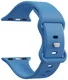 SBG Siliconen - Apple Watch Bandje - 1-11/SE - 38/40/41/42MM - Blauw afbeelding 9