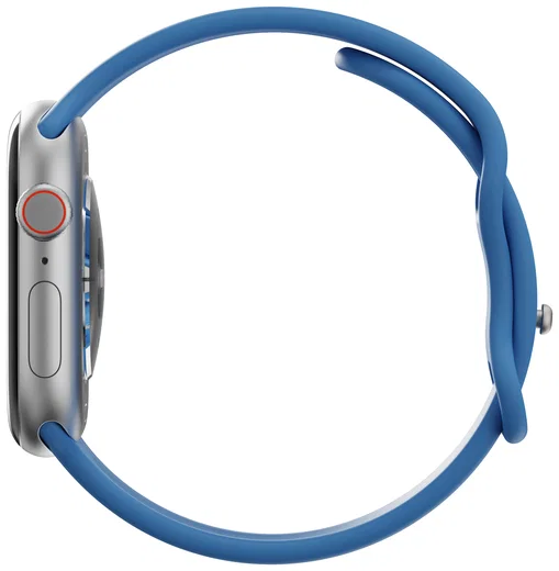 SBG Siliconen - Apple Watch Bandje - 1-11/SE - 38/40/41/42MM - Blauw afbeelding 10