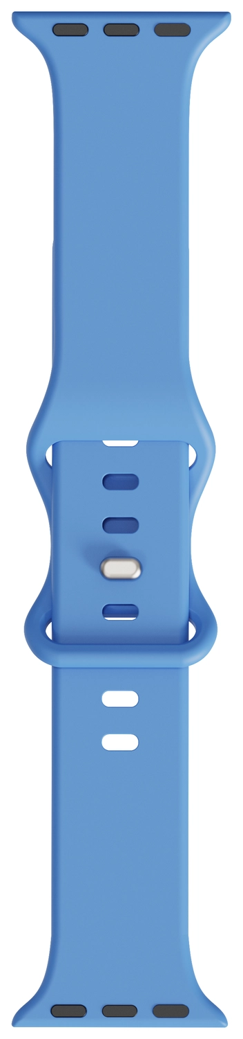 SBG Siliconen - Apple Watch Bandje - 1-11/SE - 38/40/41/42MM - Blauw afbeelding 13