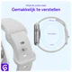 SBG Siliconen Apple Watch Band 1-11/SE/Ultra - 49/46/45/44/42MM - Wit afbeelding 5