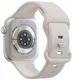 SBG Siliconen Apple Watch Bandje 49/46/45/44/42mm Sterrenlicht afbeelding 8