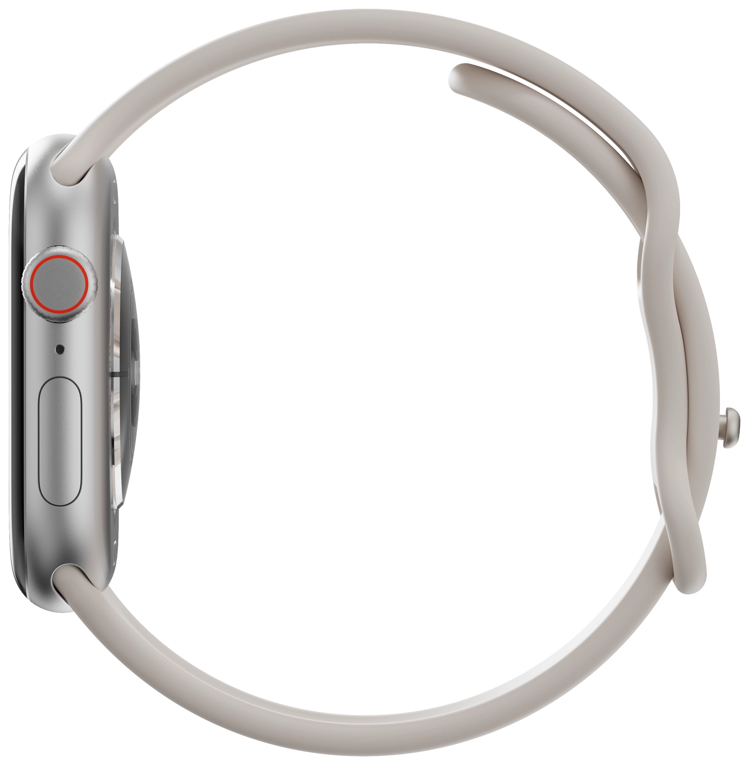 SBG Siliconen Apple Watch Bandje 49/46/45/44/42mm Sterrenlicht afbeelding 10