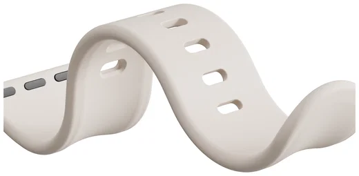 SBG Siliconen Apple Watch Bandje 49/46/45/44/42mm Sterrenlicht afbeelding 12