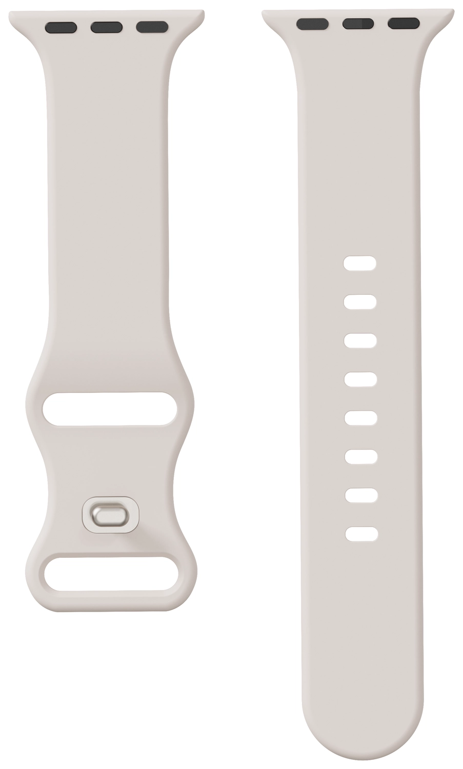 SBG Siliconen Apple Watch Bandje 49/46/45/44/42mm Sterrenlicht afbeelding 14