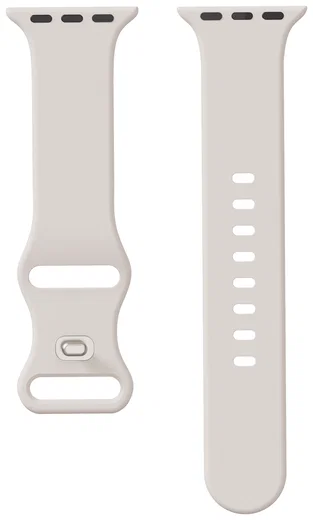 SBG Siliconen Apple Watch Bandje 49/46/45/44/42mm Sterrenlicht afbeelding 14