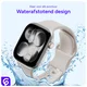 SBG Siliconen Apple Watch Bandje 49/46/45/44/42mm Sterrenlicht afbeelding 2