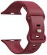 SBG Siliconen Apple Watch Band 1-11/SE/Ultra - 49/46/45/44/42MM - Bordeaux afbeelding 9