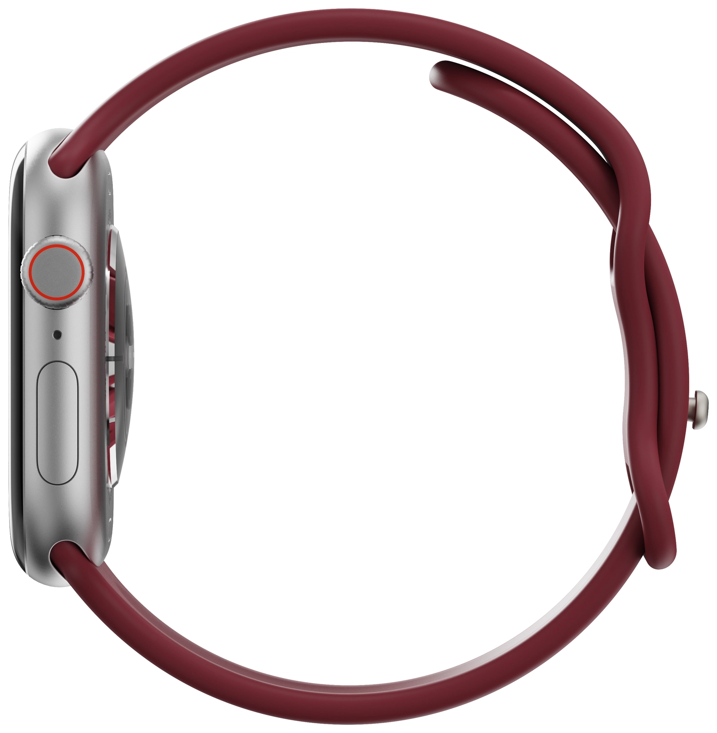 SBG Siliconen Apple Watch Band 1-11/SE/Ultra - 49/46/45/44/42MM - Bordeaux afbeelding 10