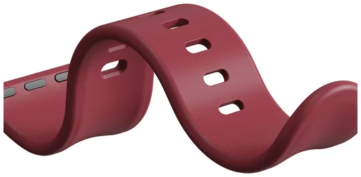 SBG Siliconen Apple Watch Band 1-11/SE/Ultra - 49/46/45/44/42MM - Bordeaux afbeelding 12