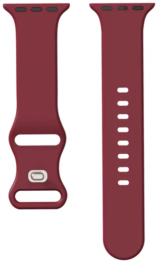 SBG Siliconen Apple Watch Band 1-11/SE/Ultra - 49/46/45/44/42MM - Bordeaux afbeelding 14
