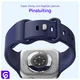 SBG Siliconen Apple Watch Band 1-11/SE/Ultra - 49/46/45/44/42MM - Midnight Blue afbeelding 3