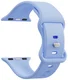 SBG Siliconen Apple Watch Band 1-11/SE/Ultra - 49/46/45/44/42MM - Licht Paars afbeelding 9