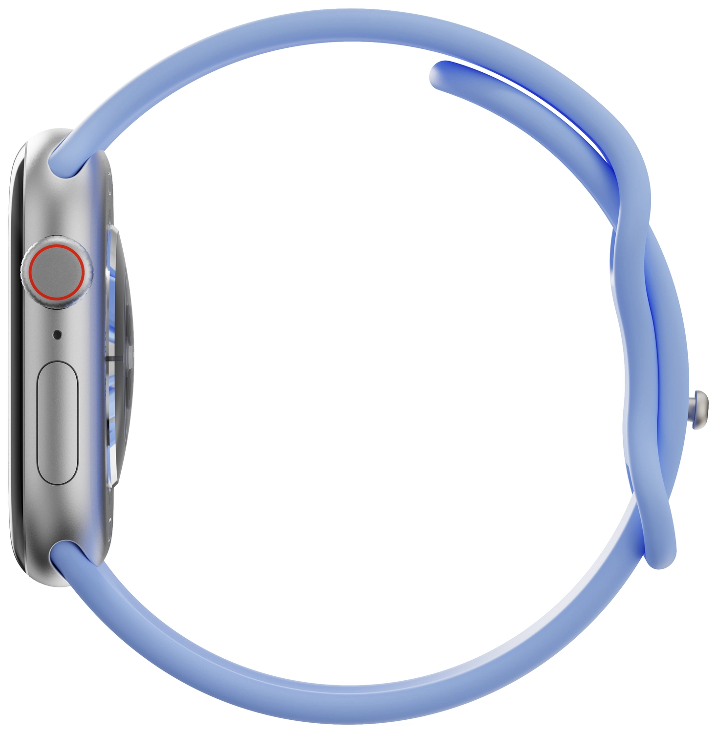 SBG Siliconen Apple Watch Band 1-11/SE/Ultra - 49/46/45/44/42MM - Licht Paars afbeelding 10