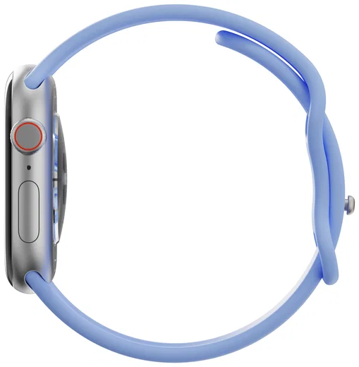 SBG Siliconen Apple Watch Band 1-11/SE/Ultra - 49/46/45/44/42MM - Licht Paars afbeelding 10