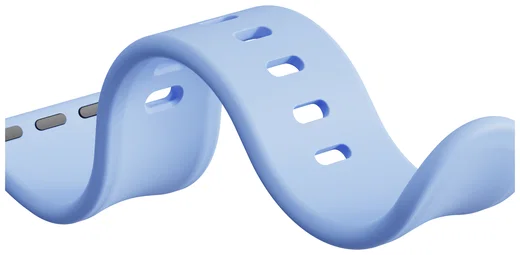 SBG Siliconen Apple Watch Band 1-11/SE/Ultra - 49/46/45/44/42MM - Licht Paars afbeelding 12