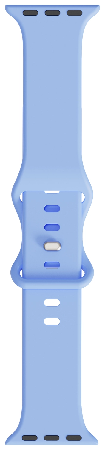 SBG Siliconen Apple Watch Band 1-11/SE/Ultra - 49/46/45/44/42MM - Licht Paars afbeelding 13