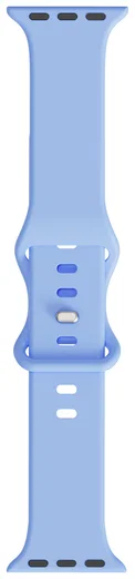 SBG Siliconen Apple Watch Band 1-11/SE/Ultra - 49/46/45/44/42MM - Licht Paars afbeelding 13