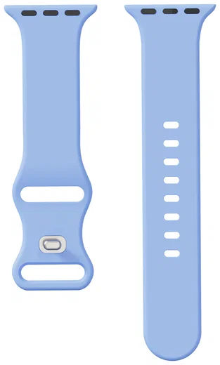 SBG Siliconen Apple Watch Band 1-11/SE/Ultra - 49/46/45/44/42MM - Licht Paars afbeelding 14